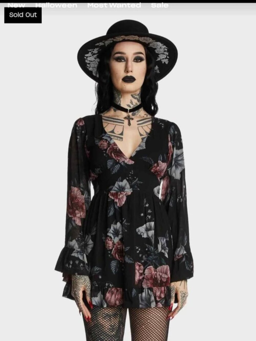 DollsKill Bell Sleeve Dress (medium)